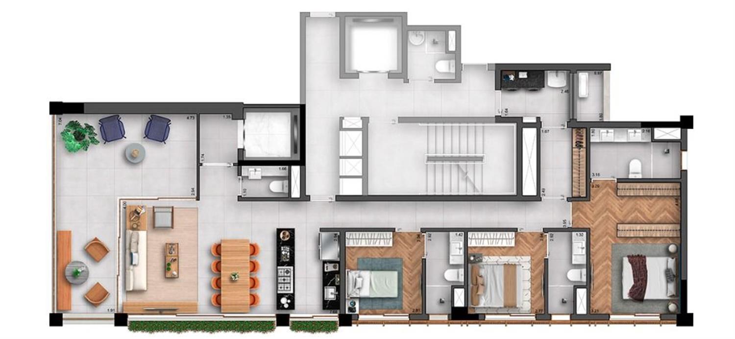 Apartamento, 3 quartos, 147 m² - Foto 17