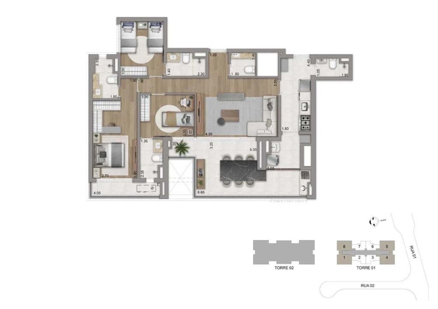 Apartamento, 3 quartos, 124 m² - Foto 20
