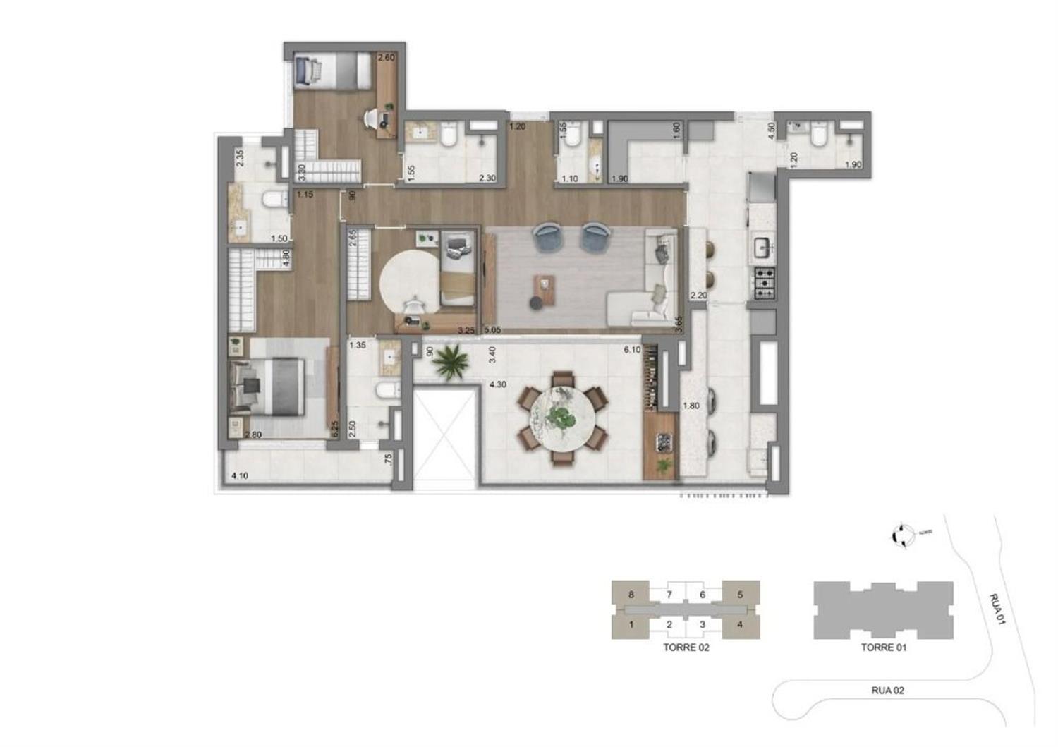 Apartamento, 3 quartos, 134 m² - Foto 20
