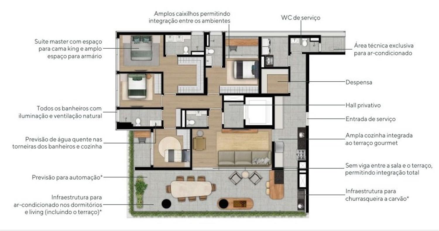 Apartamento, 4 quartos, 194 m² - Foto 7