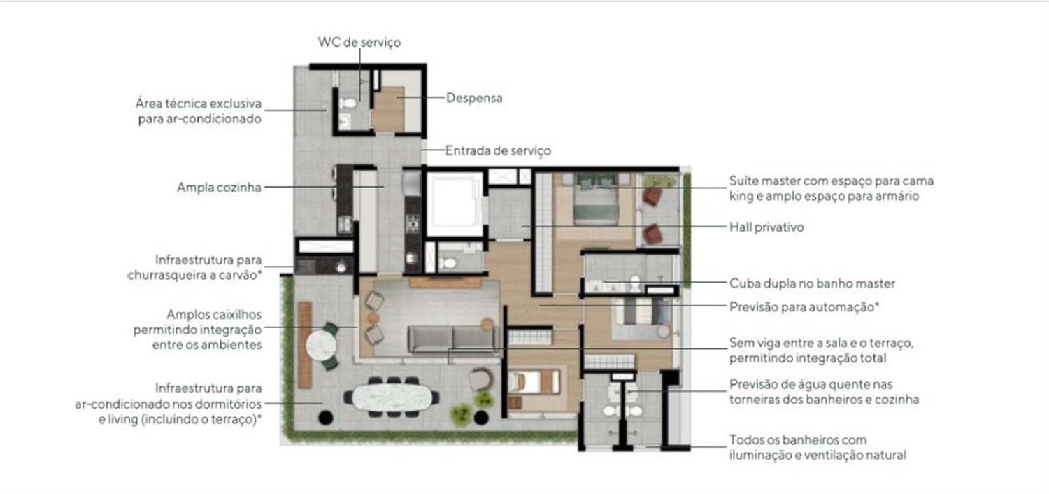 Apartamento, 3 quartos, 147 m² - Foto 4