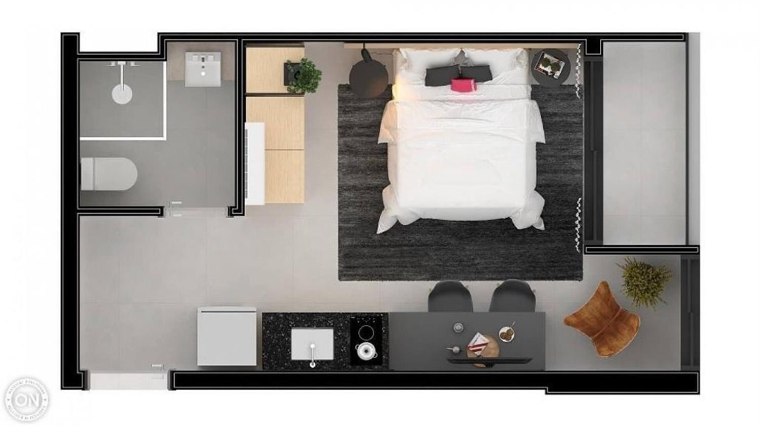 Apartamento, 1 quarto, 24 m² - Foto 6