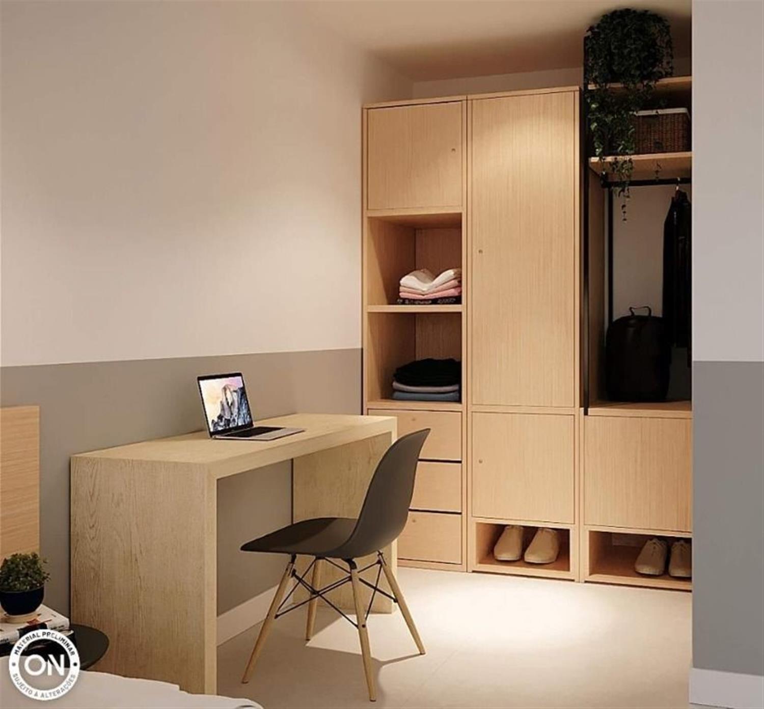 Apartamento, 1 quarto, 24 m² - Foto 2