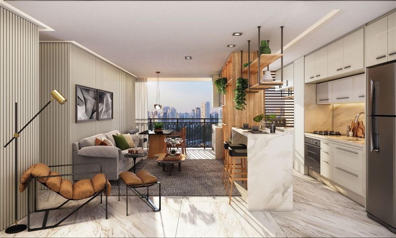 Apartamento, 2 quartos, 69 m² - Foto 1