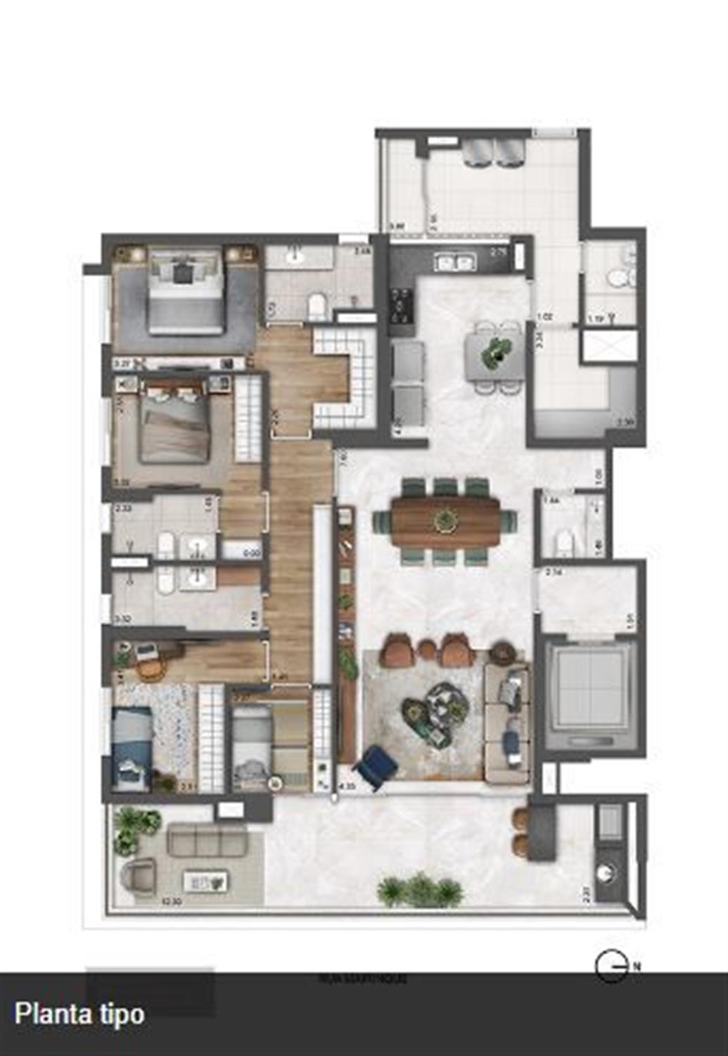 Apartamento, 4 quartos, 179 m² - Foto 22