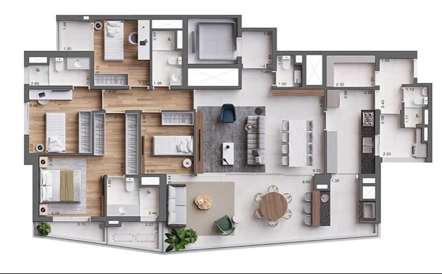 Apartamento, 4 quartos, 168 m² - Foto 30