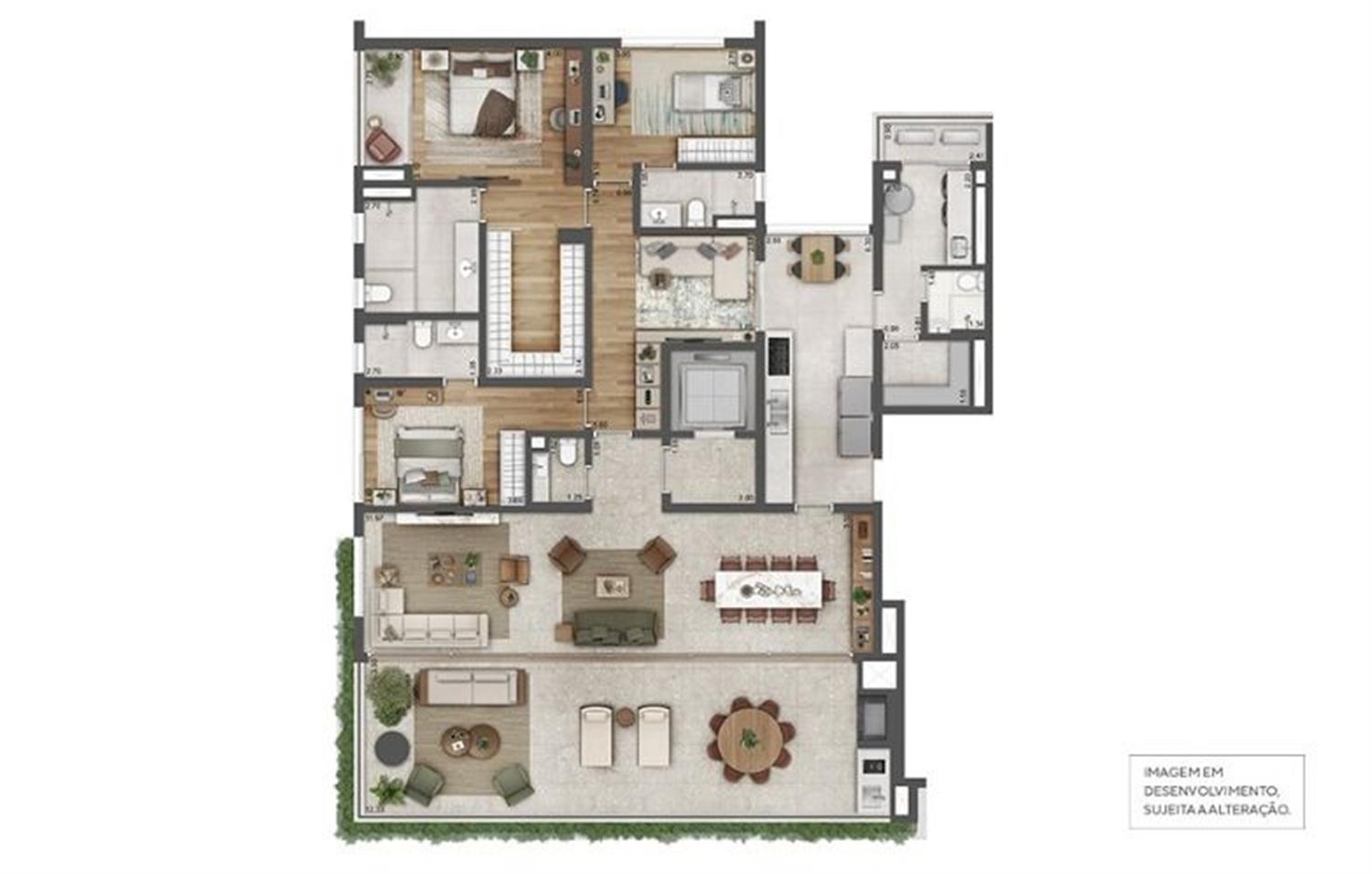 Apartamento, 3 quartos, 251 m² - Foto 21