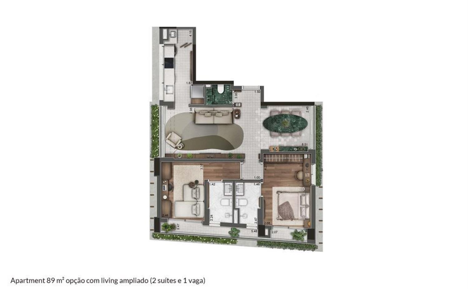 Apartamento, 2 quartos, 95 m² - Foto 20
