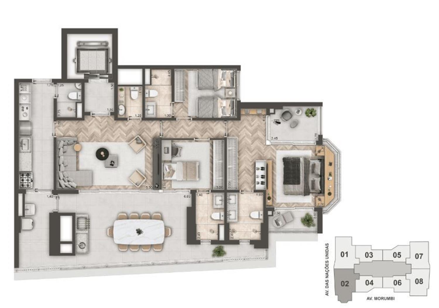 Apartamento, 3 quartos, 115 m² - Foto 4