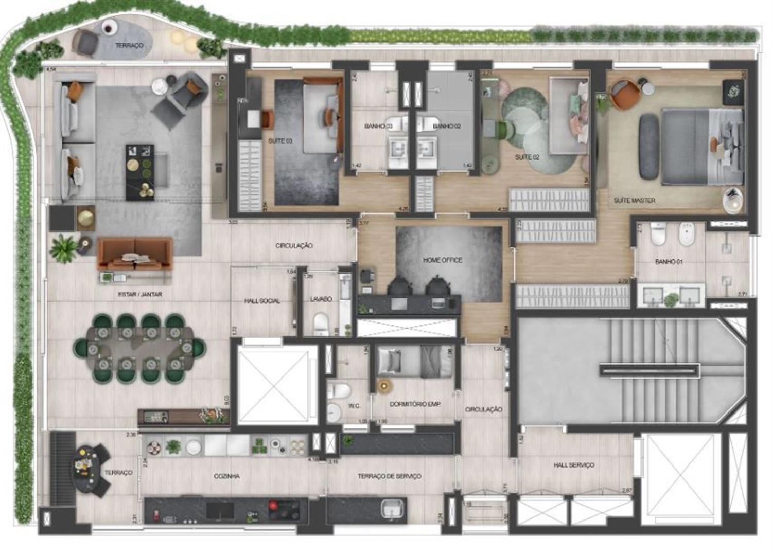 Apartamento, 3 quartos, 201 m² - Foto 20