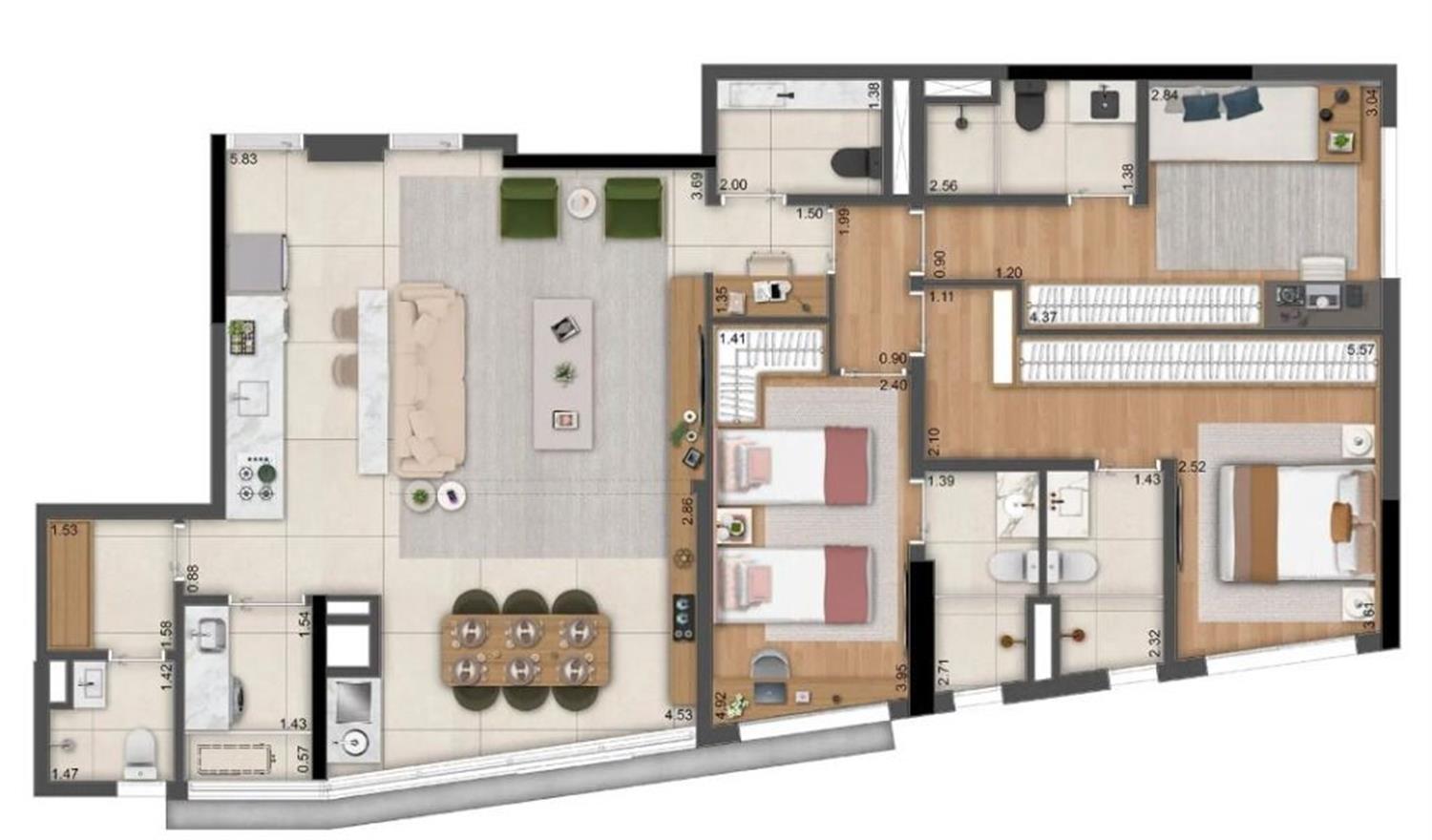 Apartamento, 3 quartos, 121 m² - Foto 27