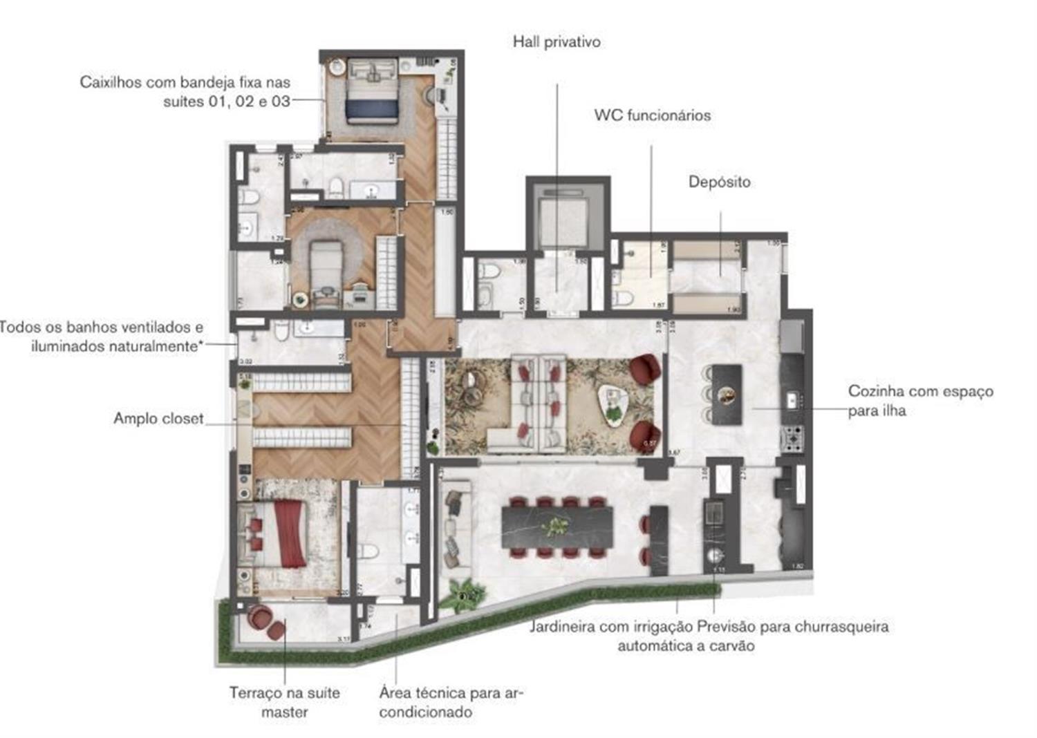 Apartamento, 4 quartos, 203 m² - Foto 26