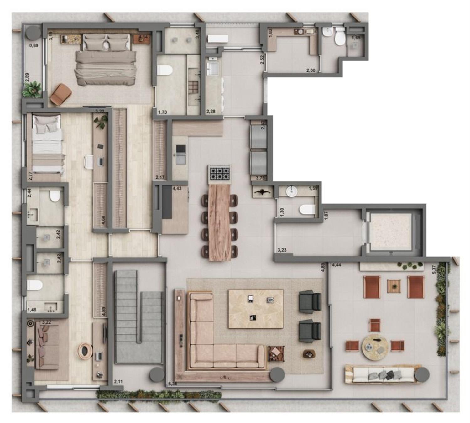 Apartamento, 3 quartos, 319 m² - Foto 20
