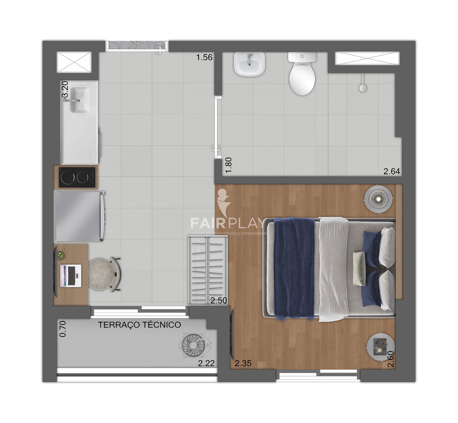 Apartamento, 1 quarto, 24 m² - Foto 27
