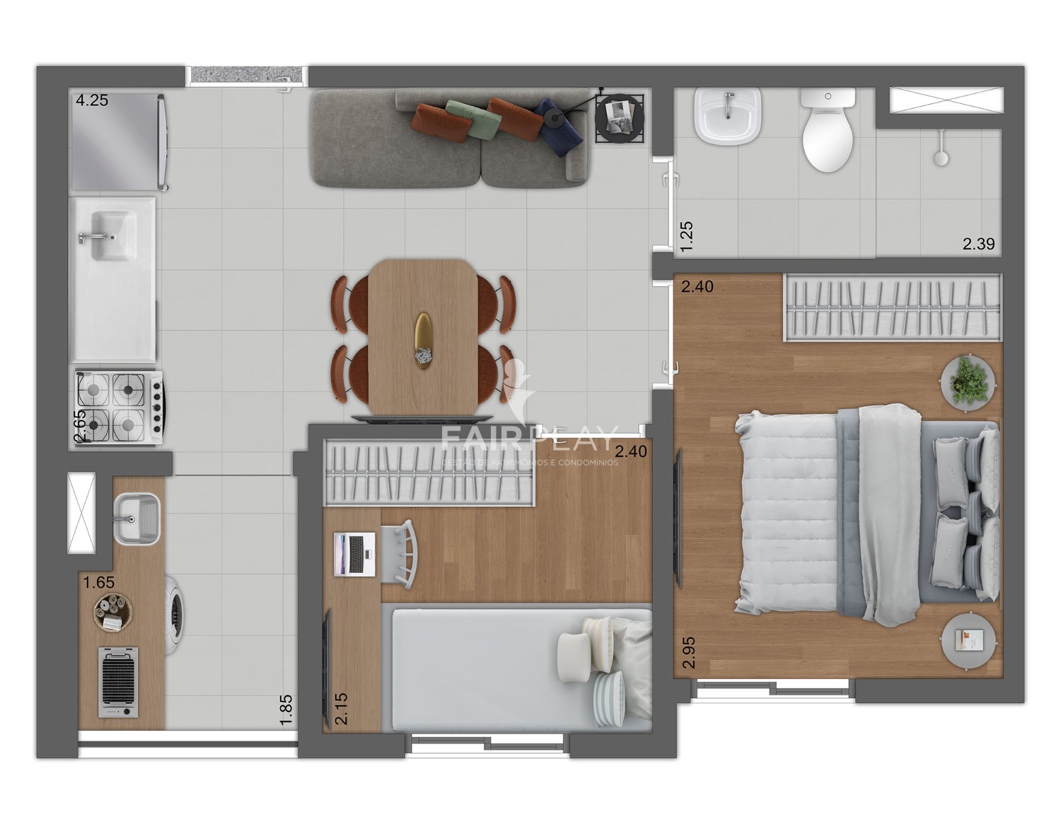 Apartamento, 1 quarto, 24 m² - Foto 29