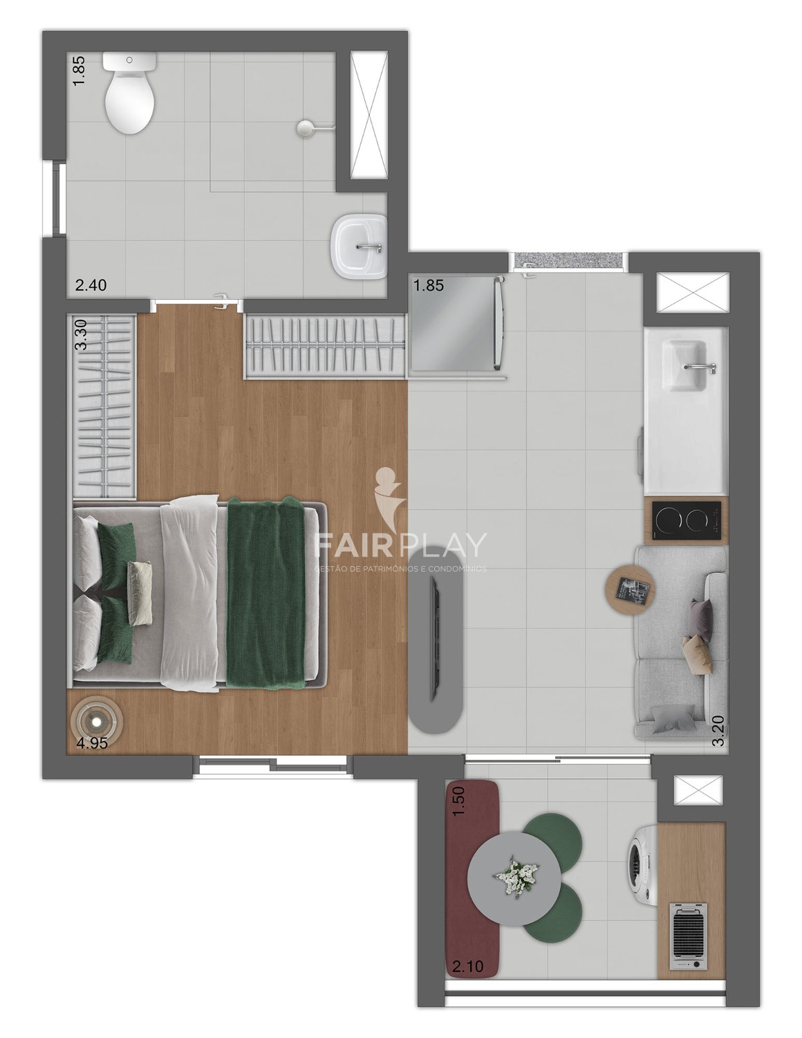 Apartamento, 1 quarto, 24 m² - Foto 30