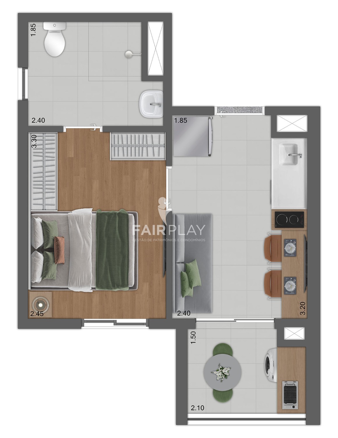 Apartamento, 1 quarto, 24 m² - Foto 31