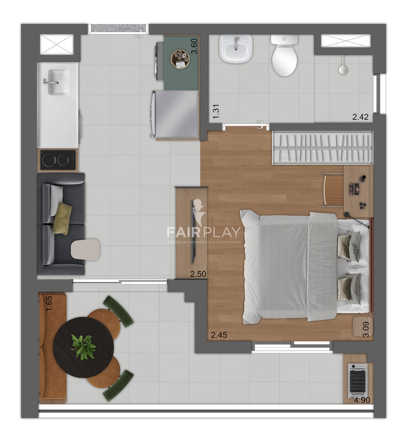 Apartamento, 1 quarto, 24 m² - Foto 32