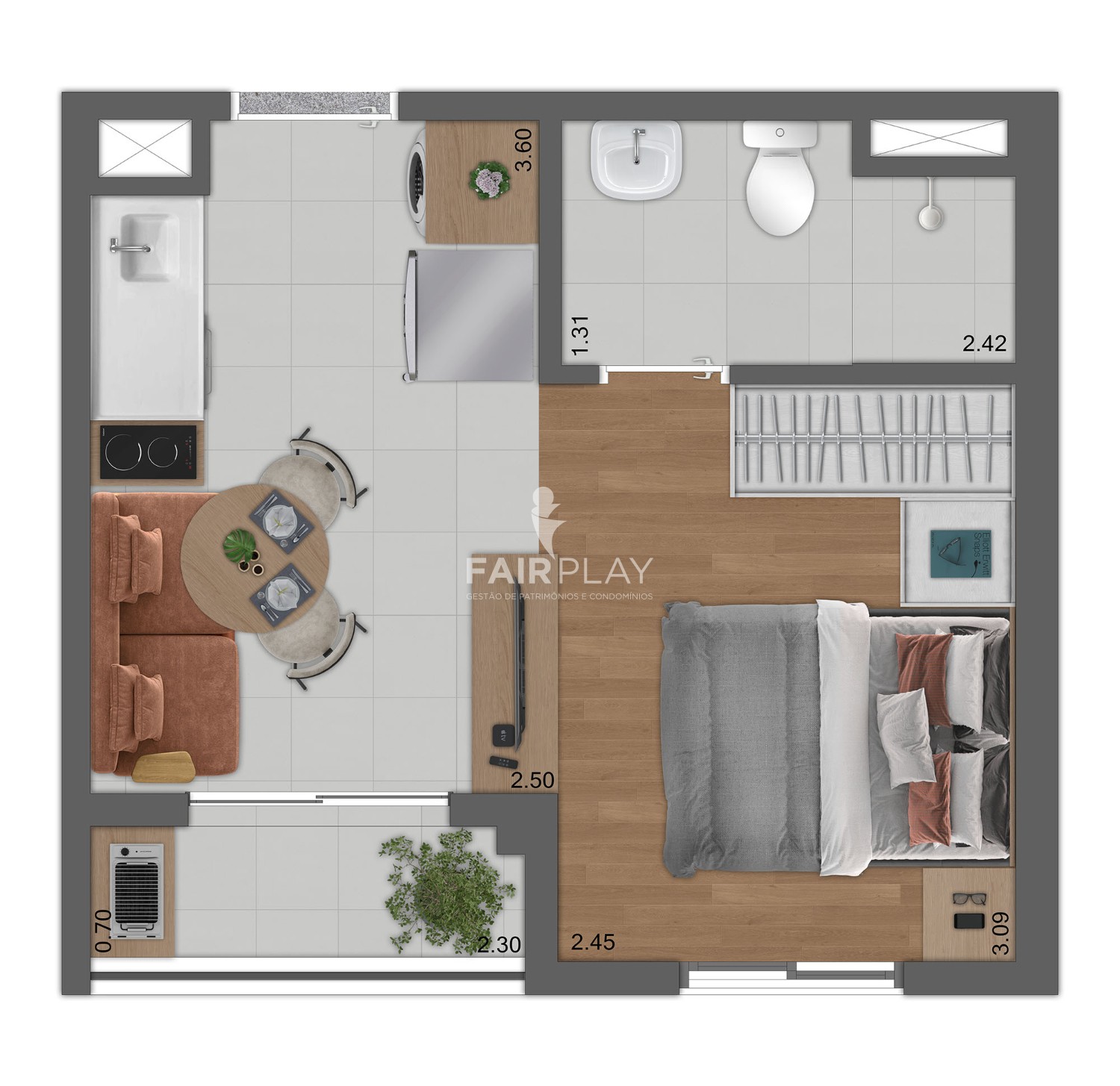 Apartamento, 1 quarto, 24 m² - Foto 34
