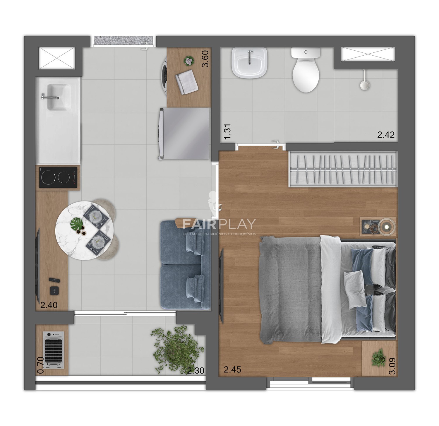 Apartamento, 1 quarto, 24 m² - Foto 35