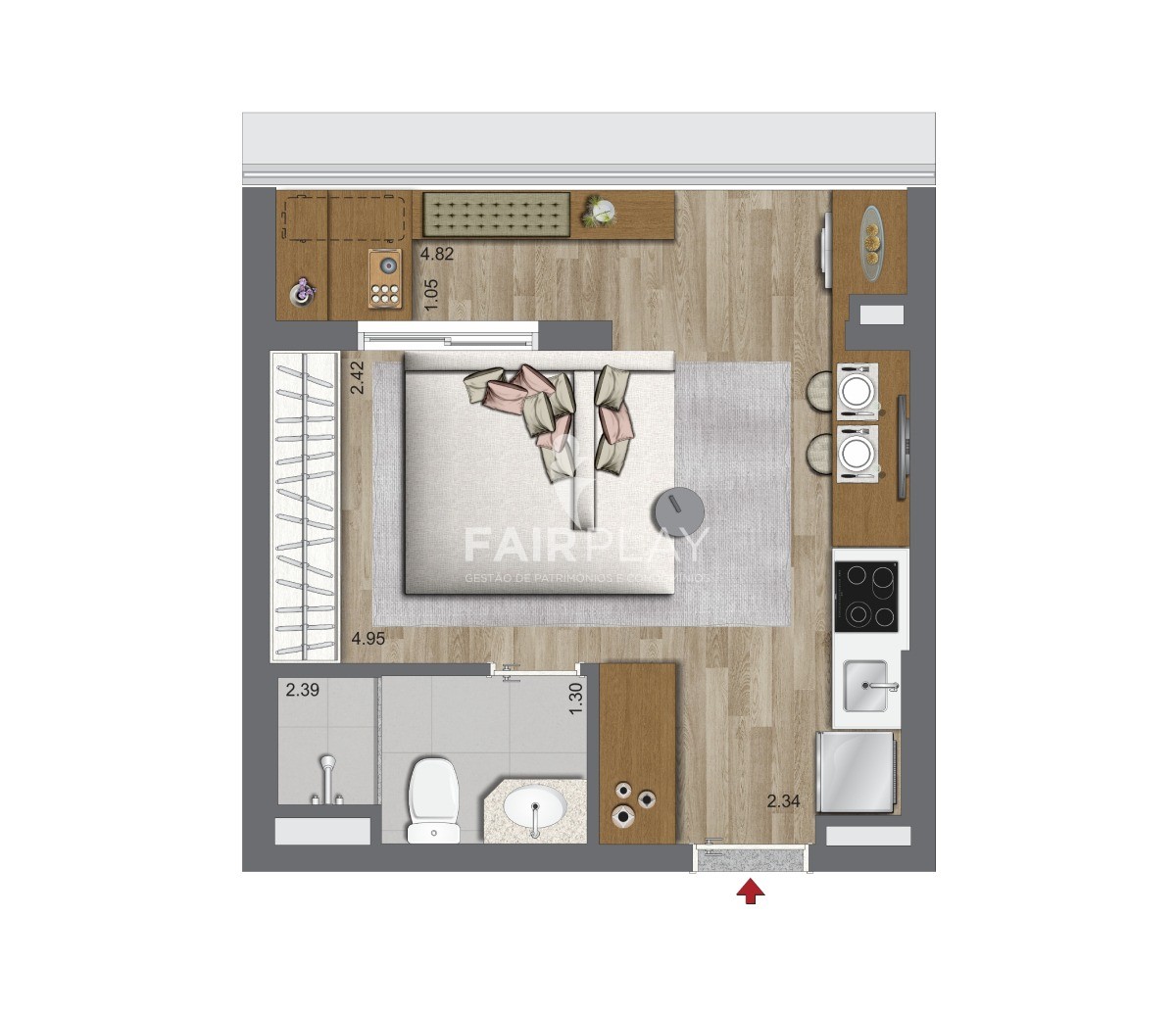 Apartamento, 1 quarto, 33 m² - Foto 22