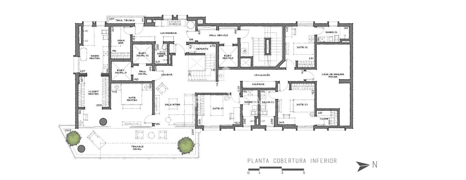 Cobertura, 4 quartos, 560 m² - Foto 11
