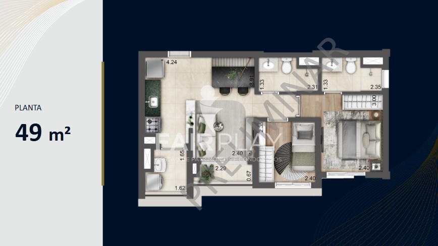 Apartamento, 1 quarto, 21 m² - Foto 16