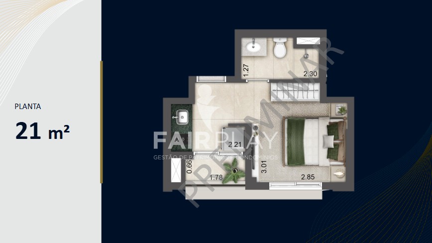 Apartamento, 1 quarto, 21 m² - Foto 13