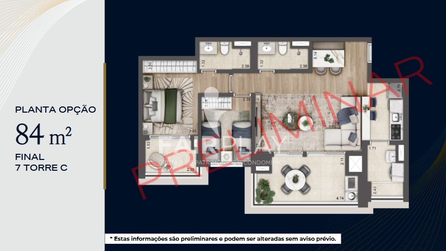 Apartamento, 3 quartos, 84 m² - Foto 17