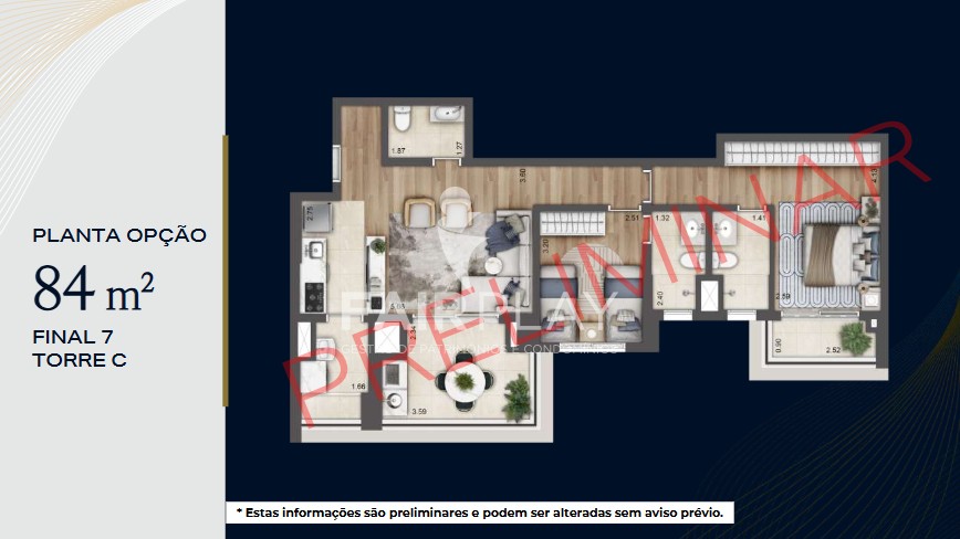 Apartamento, 3 quartos, 84 m² - Foto 19