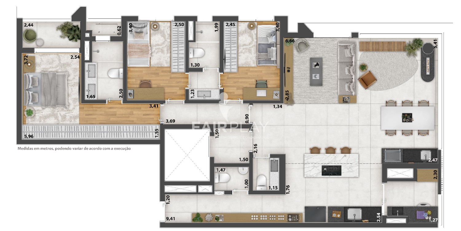 Apartamento, 3 quartos, 136 m² - Foto 24