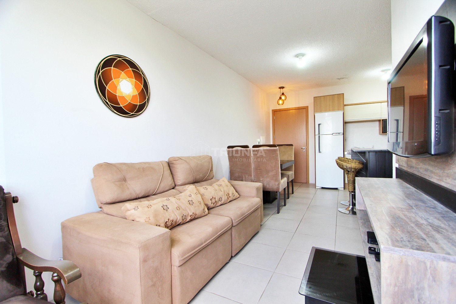 Apartamento mobiliado e pronto para morar, ideal para quem busca conforto, praticidade e funcionalidade em uma
