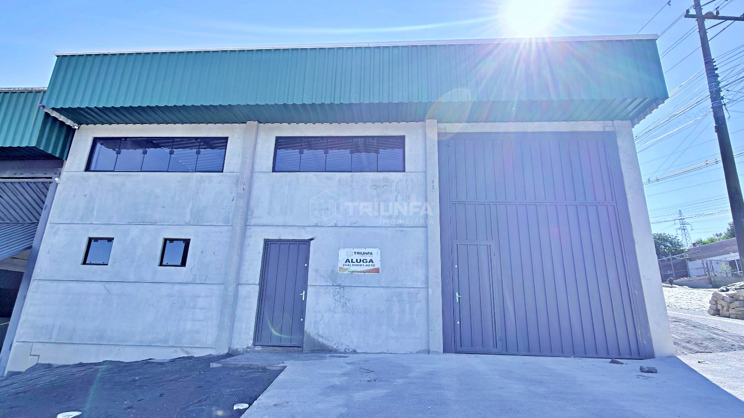 Pavilhão disponível para locação no Bairro América!
