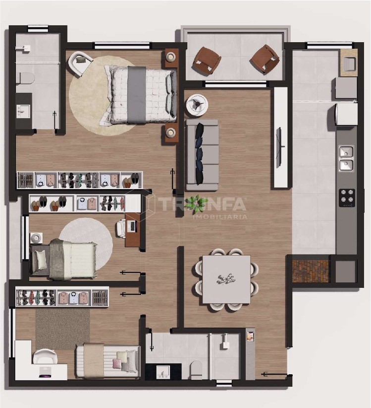 Apartamento, 3 quartos, à venda, 104 m², Centro - Farroupilha — foto 5